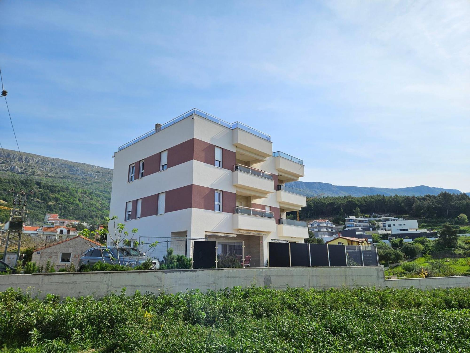 Modern Villa With Jacuzzi, Beautiful Sea View, Near Split! Villa 36A ポドストラナ エクステリア 写真